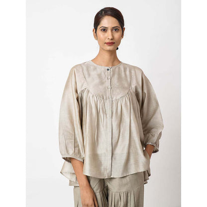 JAYATI GOENKA Solid Cream Top