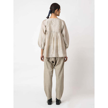 JAYATI GOENKA Solid Cream Top