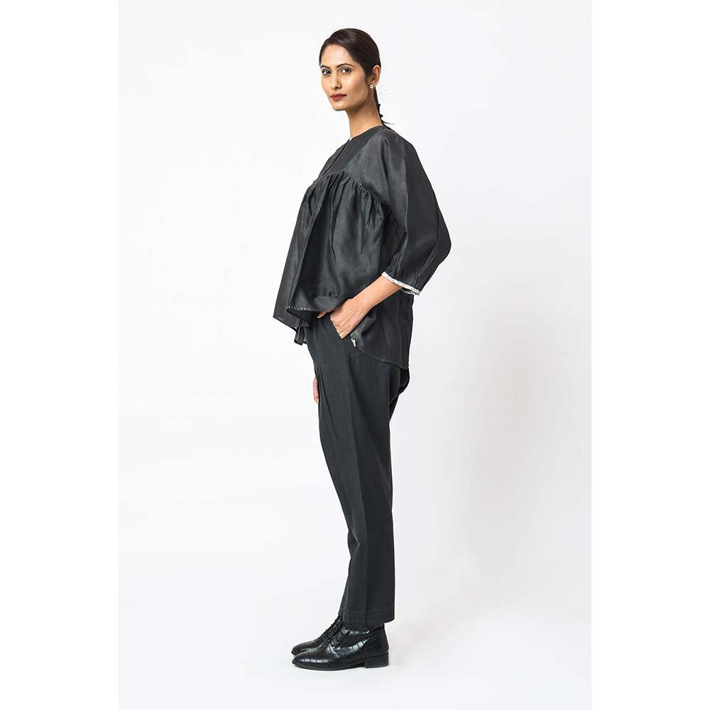JAYATI GOENKA Solid Carbon Co-Ord (Set of 2)