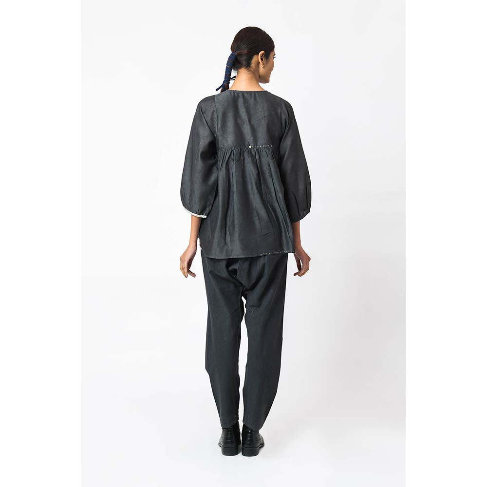 JAYATI GOENKA Solid Carbon Co-Ord (Set of 2)
