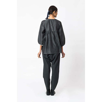 JAYATI GOENKA Solid Carbon Co-Ord (Set of 2)