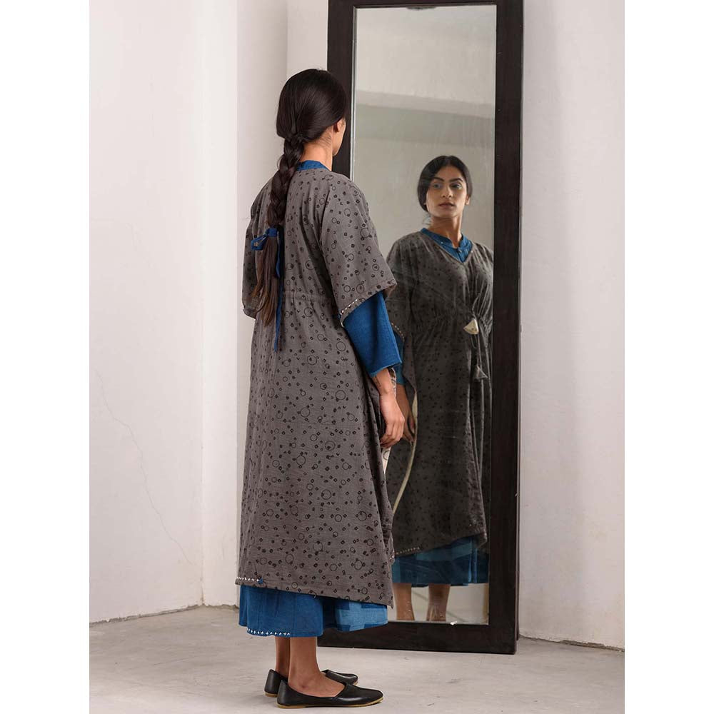 JAYATI GOENKA Grey Printed Kaftan