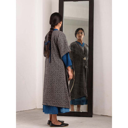 JAYATI GOENKA Grey Printed Kaftan