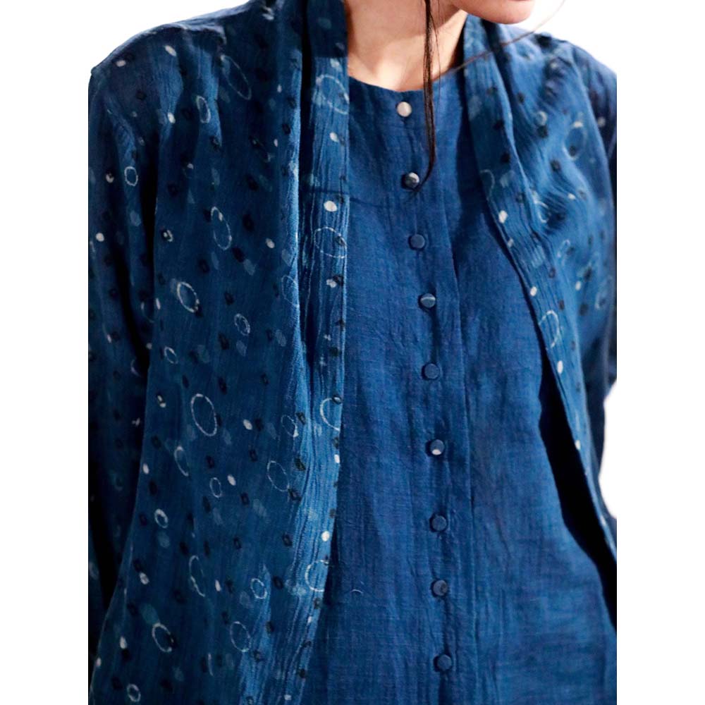 JAYATI GOENKA Blue Solid Tunic