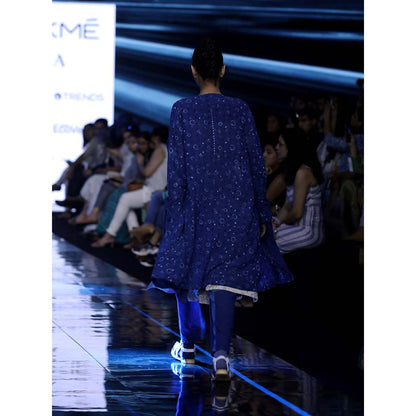 JAYATI GOENKA Blue Printed Overcoats and Blazer