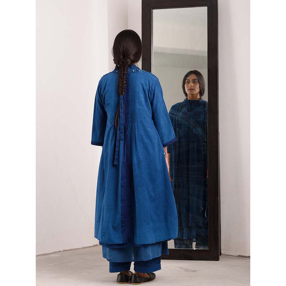 JAYATI GOENKA Blue Solid Pants