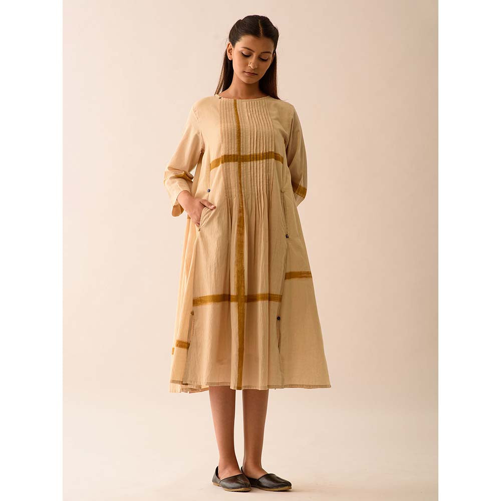 JAYATI GOENKA Beige Geometric Dress
