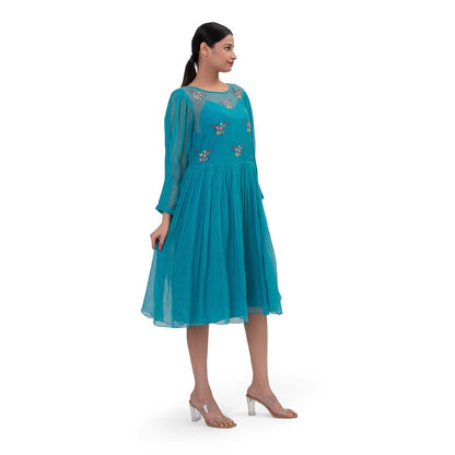 Journal By Pranay Peach Tiered Dress