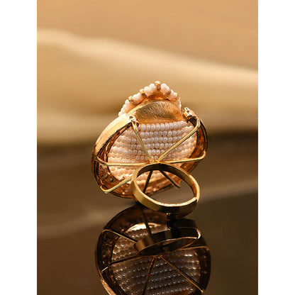 Joules By Radhika Divine Ruby Red Ring