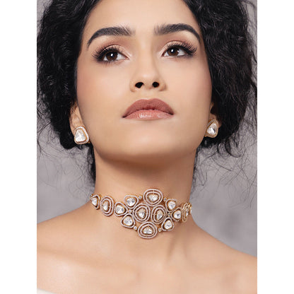 Joules By Radhika Polki-Pearl Timeless Choker Necklace