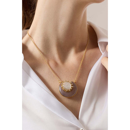Joules By Radhika Ayelith Gold Plated Stone Studded Necklace