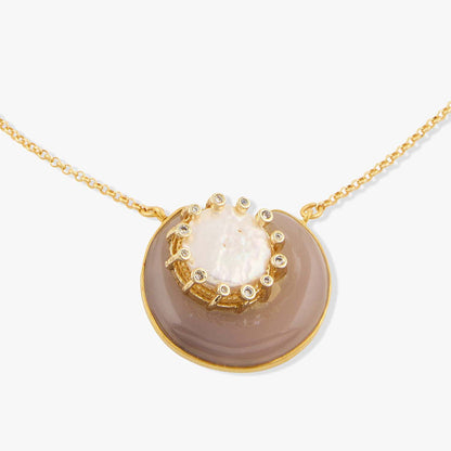 Joules By Radhika Ayelith Gold Plated Stone Studded Necklace