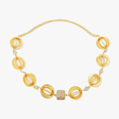 Joules By Radhika Meloura Gold Plated Stone Studded Necklace