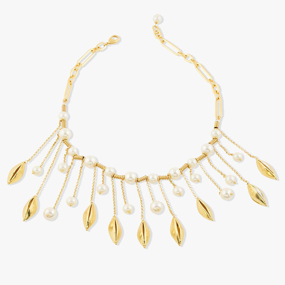 Joules By Radhika Olyssa Gold Plated Pearl Necklace