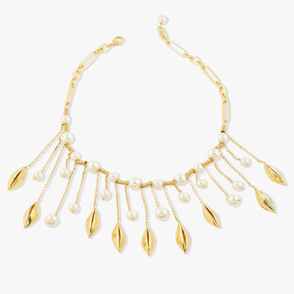 Joules By Radhika Olyssa Gold Plated Pearl Necklace