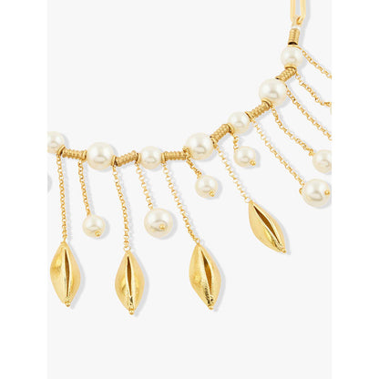 Joules By Radhika Olyssa Gold Plated Pearl Necklace