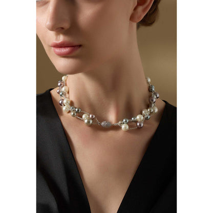 Joules By Radhika Nouren Multi-Color Pearl Necklace