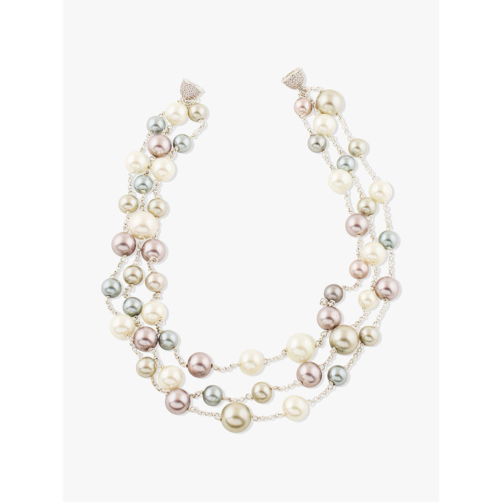Joules By Radhika Nouren Multi-Color Pearl Necklace