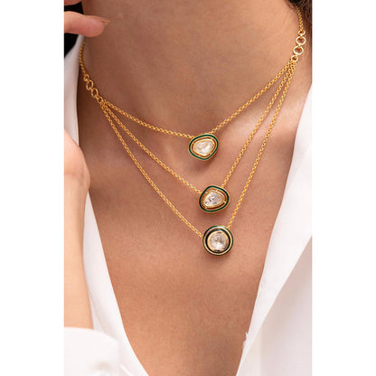 Joules By Radhika Tanira Layered Kundan Necklace