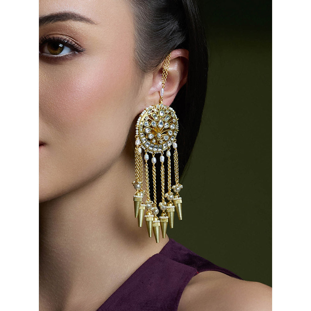 Joules By Radhika White Zaria Stones Drops