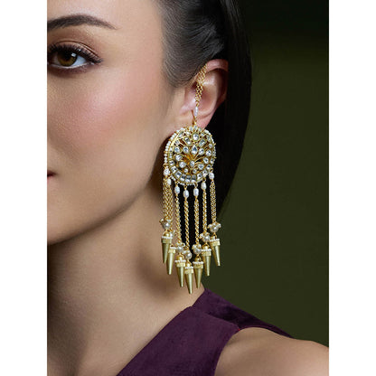 Joules By Radhika White Zaria Stones Drops