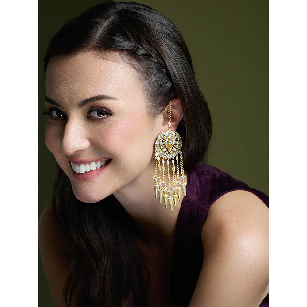 Joules By Radhika White Zaria Stones Drops
