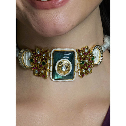Joules By Radhika Multi-Color Azure Allure Choker