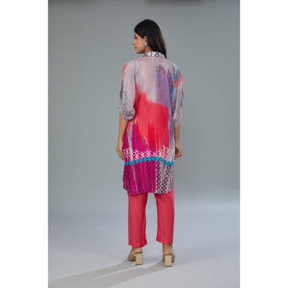 Kahani Lush Pink Printed Co-Ord (Set of 2)