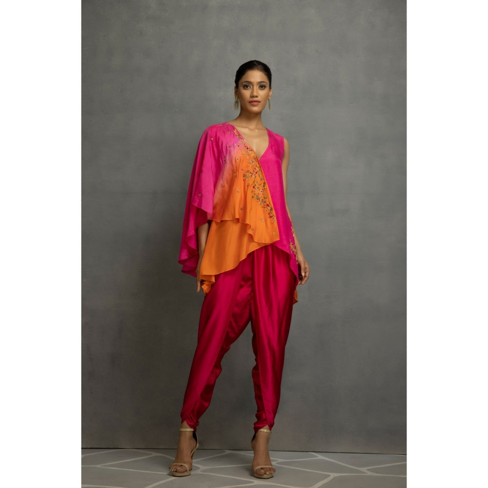 Kahani Lush Pink Ombre Co-Ord (Set of 2)