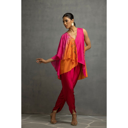 Kahani Lush Pink Ombre Co-Ord (Set of 2)
