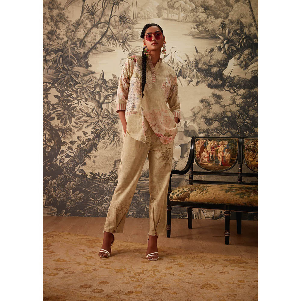 KALISTA Beige Olivia Co Ord (Set of 2)