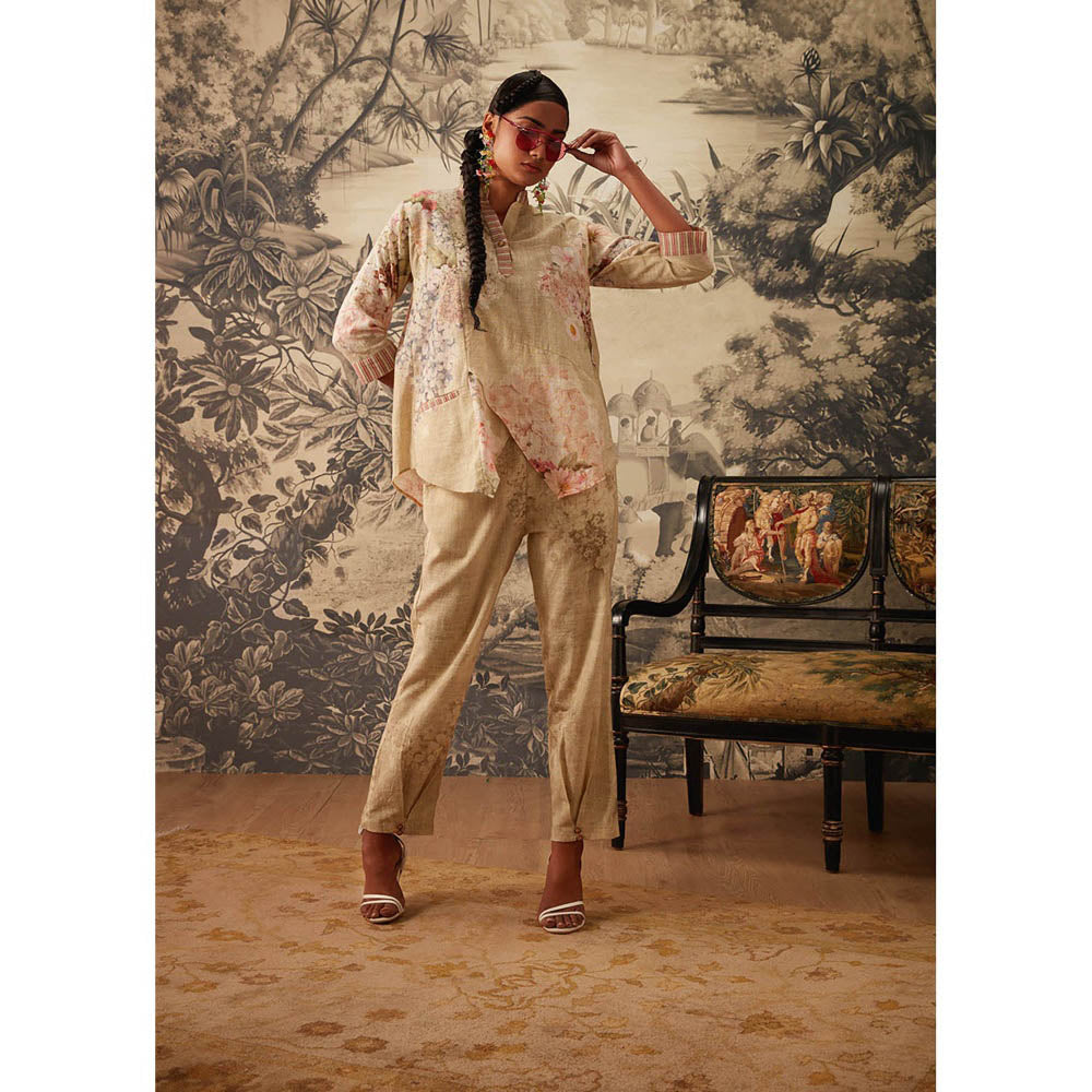 KALISTA Beige Olivia Co Ord (Set of 2)