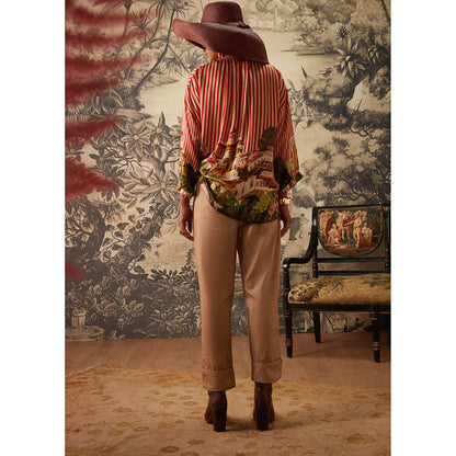 KALISTA Red Aubrey Tunic