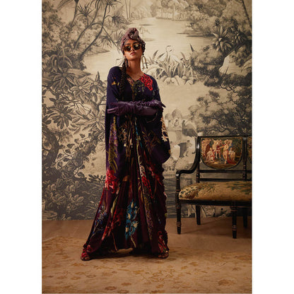 KALISTA Midnight Blue Lauren Kaftan Dress