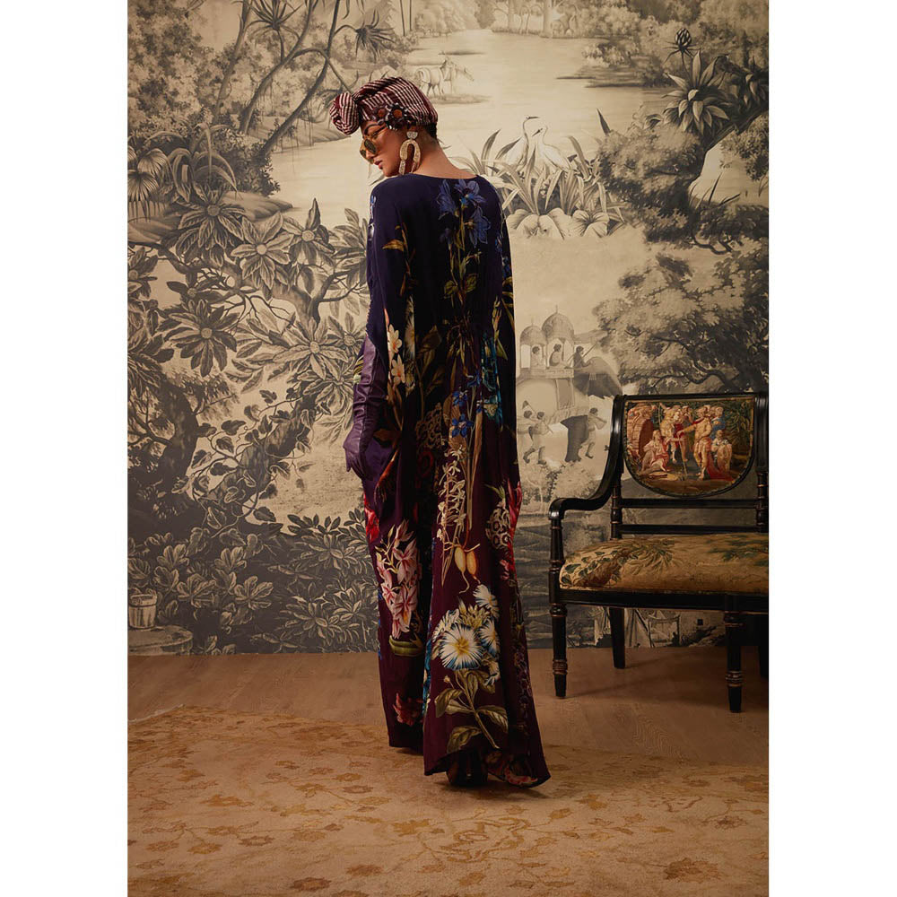 KALISTA Midnight Blue Lauren Kaftan Dress