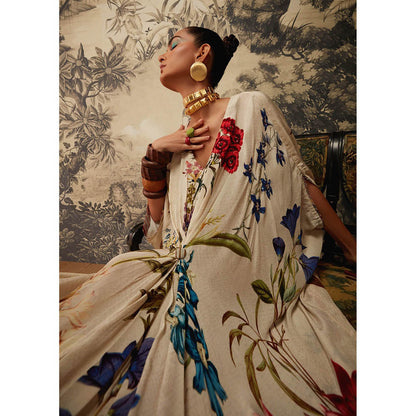 KALISTA Beige Lauren Kaftan Dress