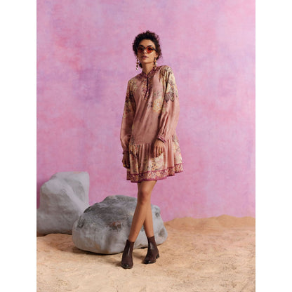 KALISTA Blush Pink Tiffiny Dress
