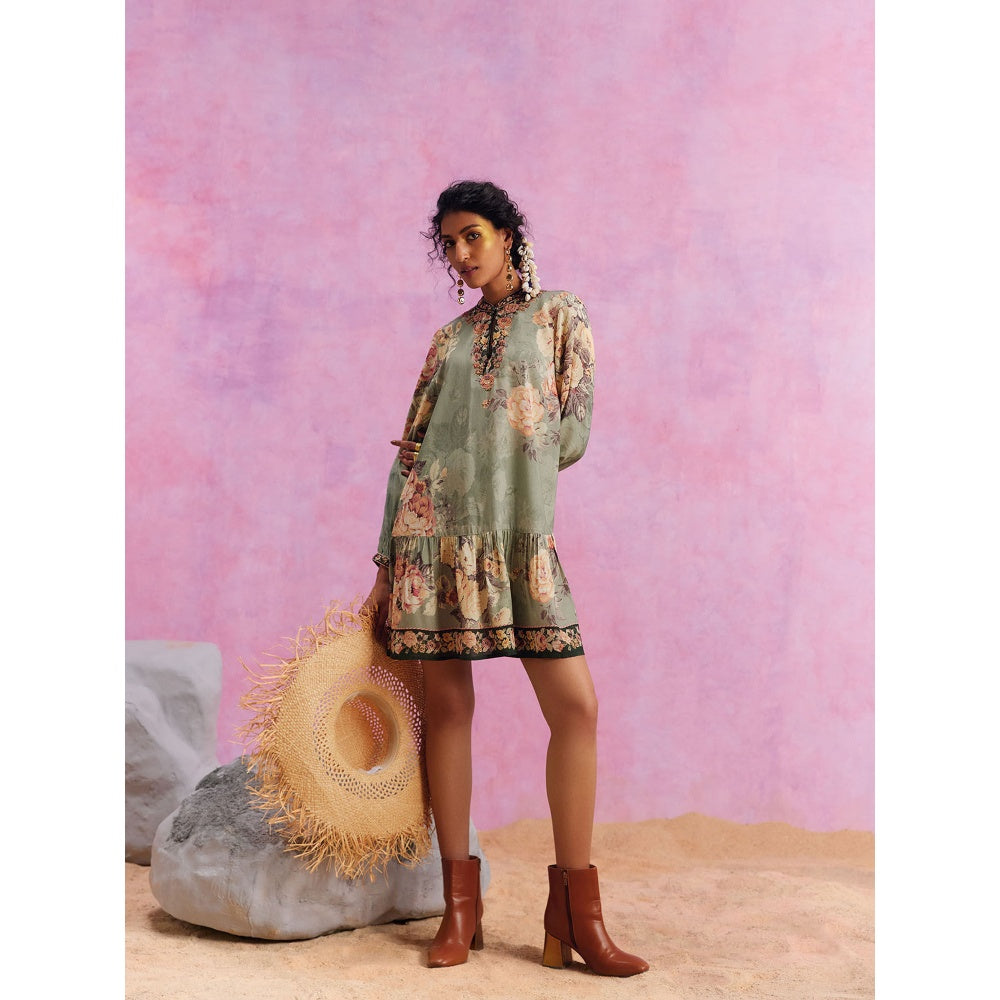KALISTA Green Tiffiny Dress