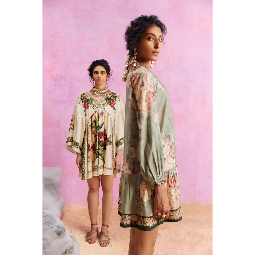 KALISTA Green Tiffiny Dress