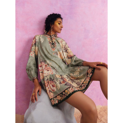 KALISTA Green Tiffiny Dress