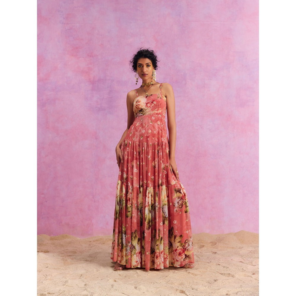 KALISTA Carrot Pink Urika Dress