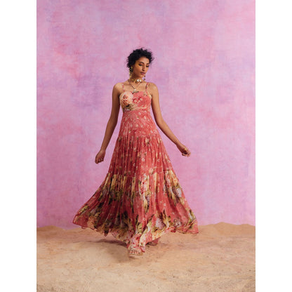 KALISTA Carrot Pink Urika Dress