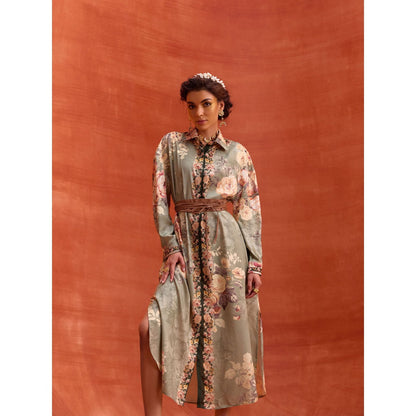 KALISTA Green Tiffiny Dress