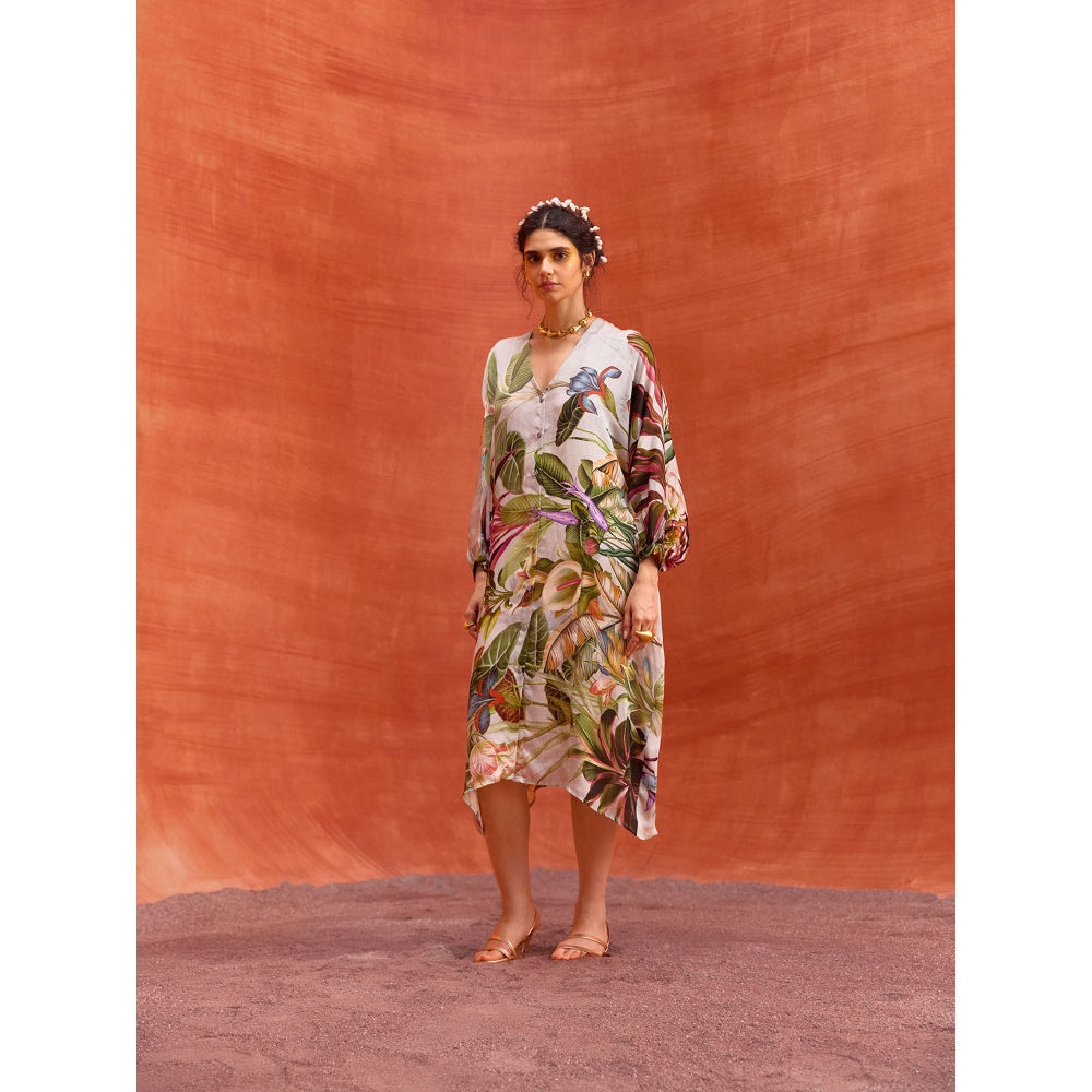 KALISTA Slate Grey Elara Dress