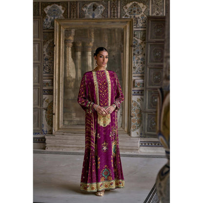 KALISTA Pink Ruhani Jalabiya Dress