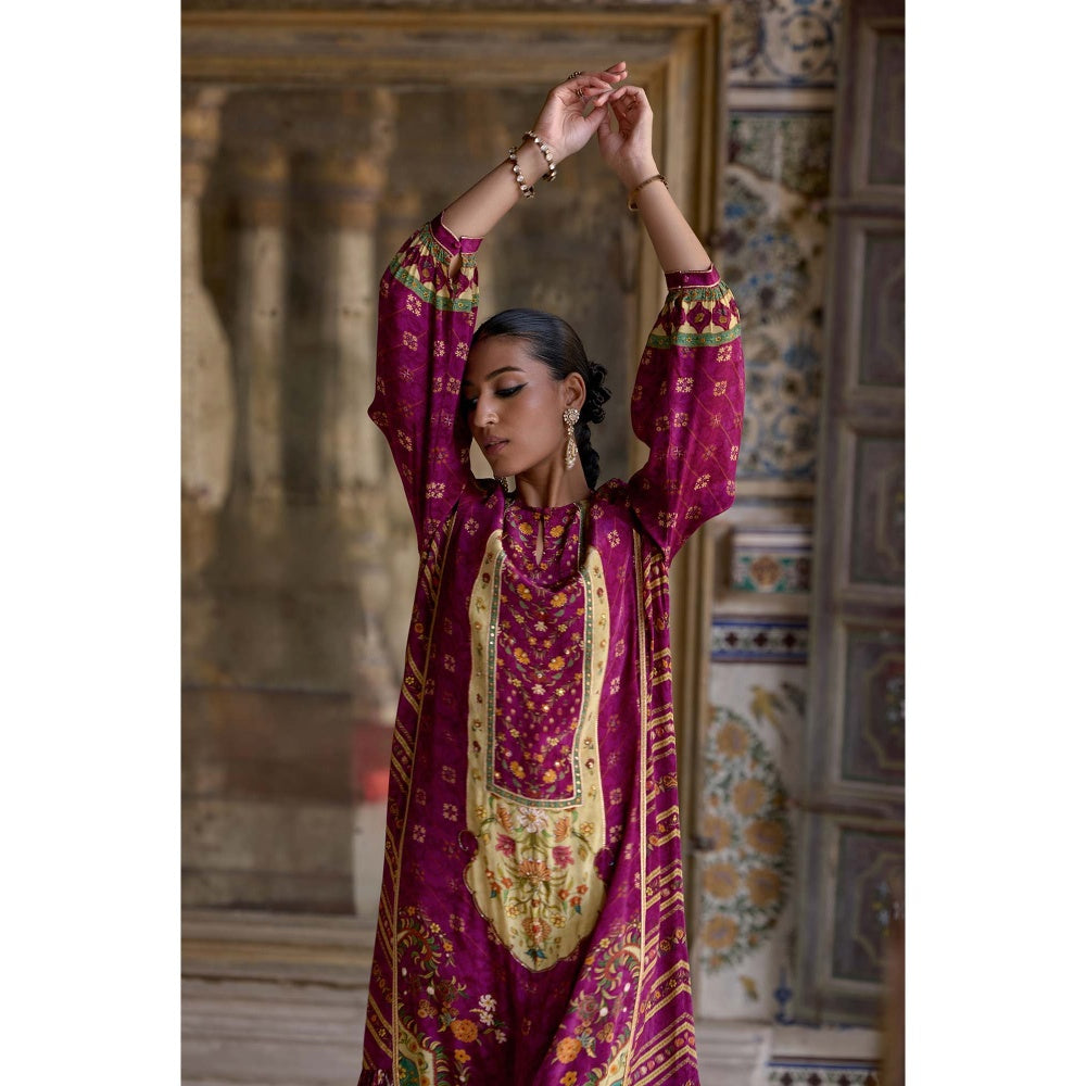 KALISTA Pink Ruhani Jalabiya Dress