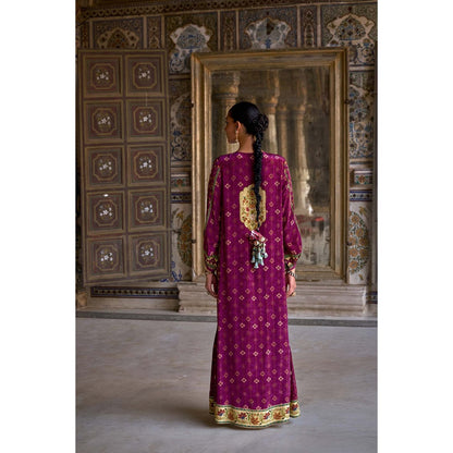 KALISTA Pink Ruhani Jalabiya Dress