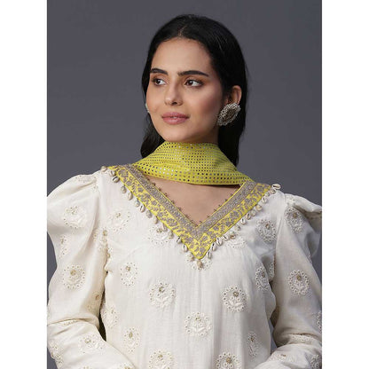Arpita Sulakshana Yellow Boota Suit (Set of 3)