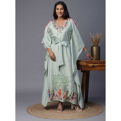 Arpita Sulakshana Village Hand painted Kaftan