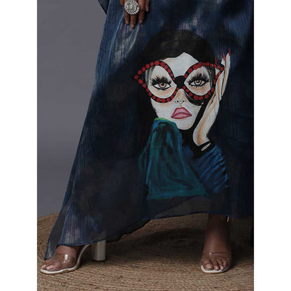 Arpita Sulakshana Office Girl Hand painted Kaftan